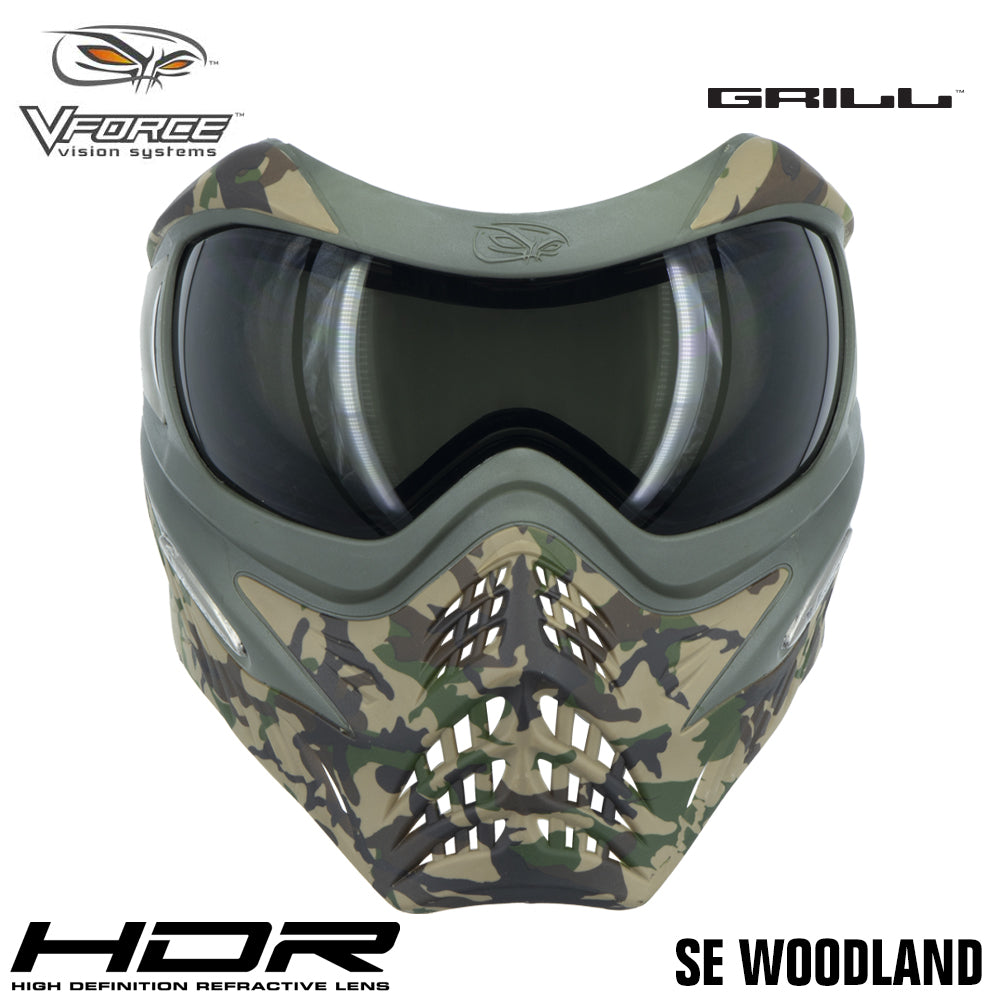V-Force Grill Thermal Paintball Mask Goggles - Special Edition + Bonus Clear Thermal Lens