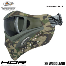 V-Force Grill Thermal Paintball Mask Goggles - SE Woodland Camo (HDR & Clear Lens)