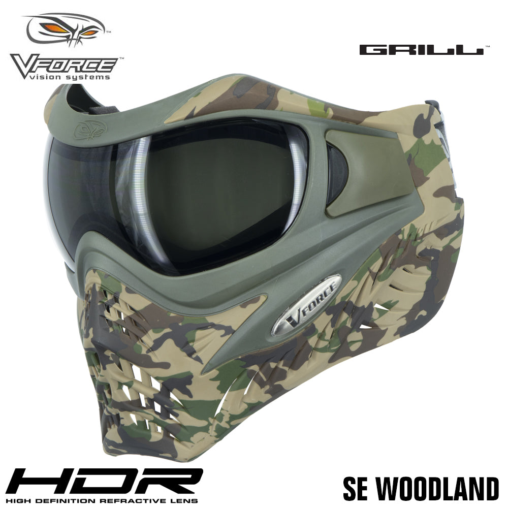 V-Force Grill Thermal Paintball Mask Goggles - Special Edition + Bonus Clear Thermal Lens