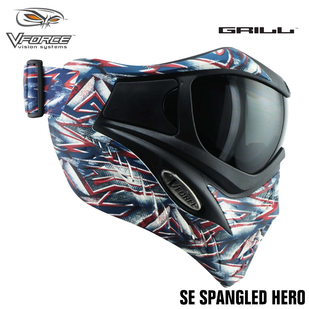 V-Force Grill Thermal Paintball Mask Goggles - Special Edition + Bonus Clear Thermal Lens