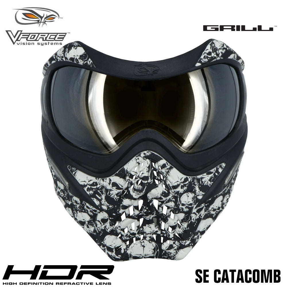 V-Force Grill Thermal Paintball Mask Goggles - Special Edition + Bonus Clear Thermal Lens