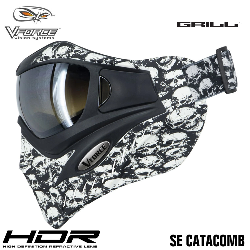 V-Force Grill Thermal Paintball Mask Goggles - Special Edition + Bonus Clear Thermal Lens