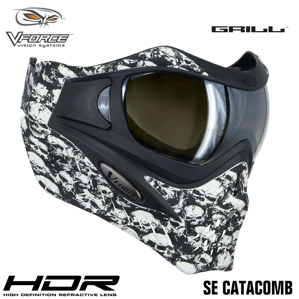 V-Force Grill Thermal Paintball Mask Goggles - Special Edition + Bonus Clear Thermal Lens