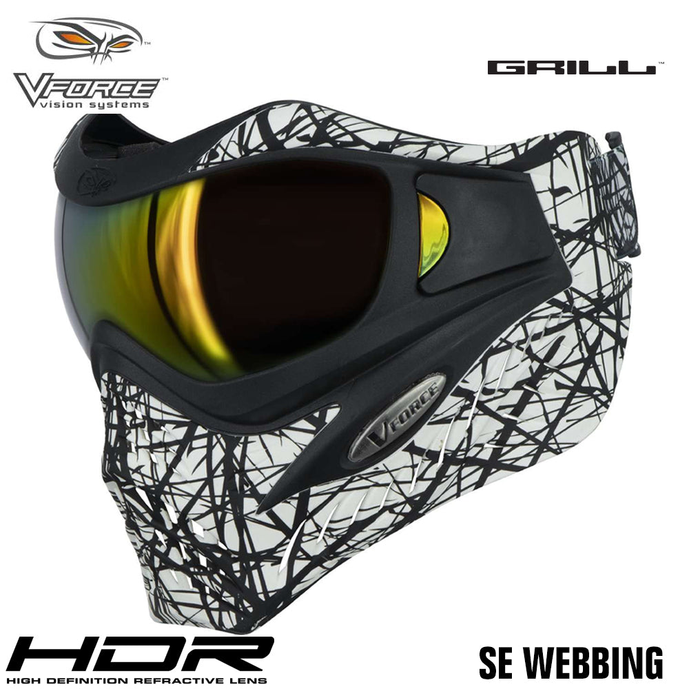 V-Force Grill Thermal Paintball Mask Goggles - Special Edition + Bonus Clear Thermal Lens