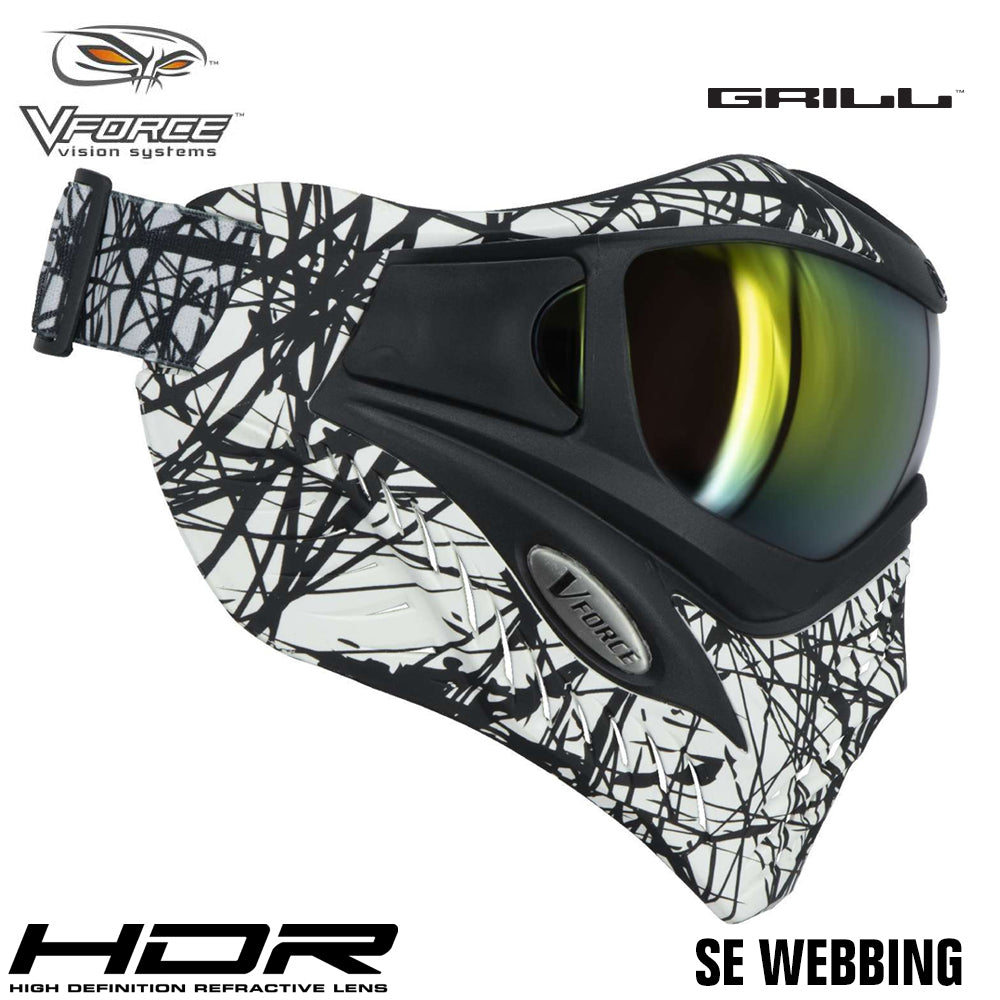 V-Force Grill Thermal Paintball Mask Goggles - Special Edition + Bonus Clear Thermal Lens