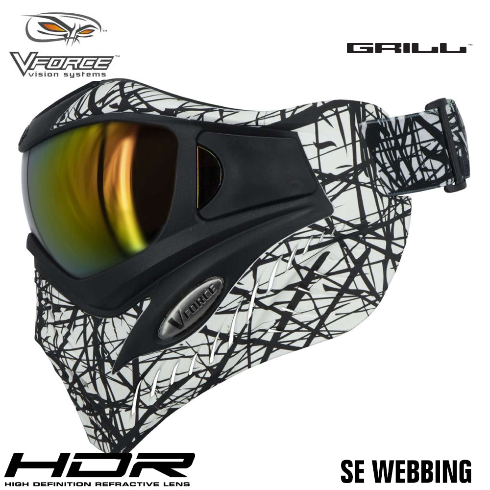 V-Force Grill Thermal Paintball Mask Goggles - Special Edition + Bonus Clear Thermal Lens