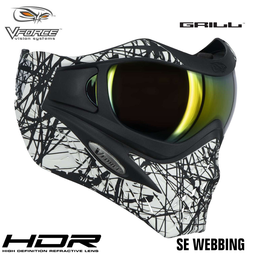 V-Force Grill Thermal Paintball Mask Goggles - Special Edition + Bonus Clear Thermal Lens