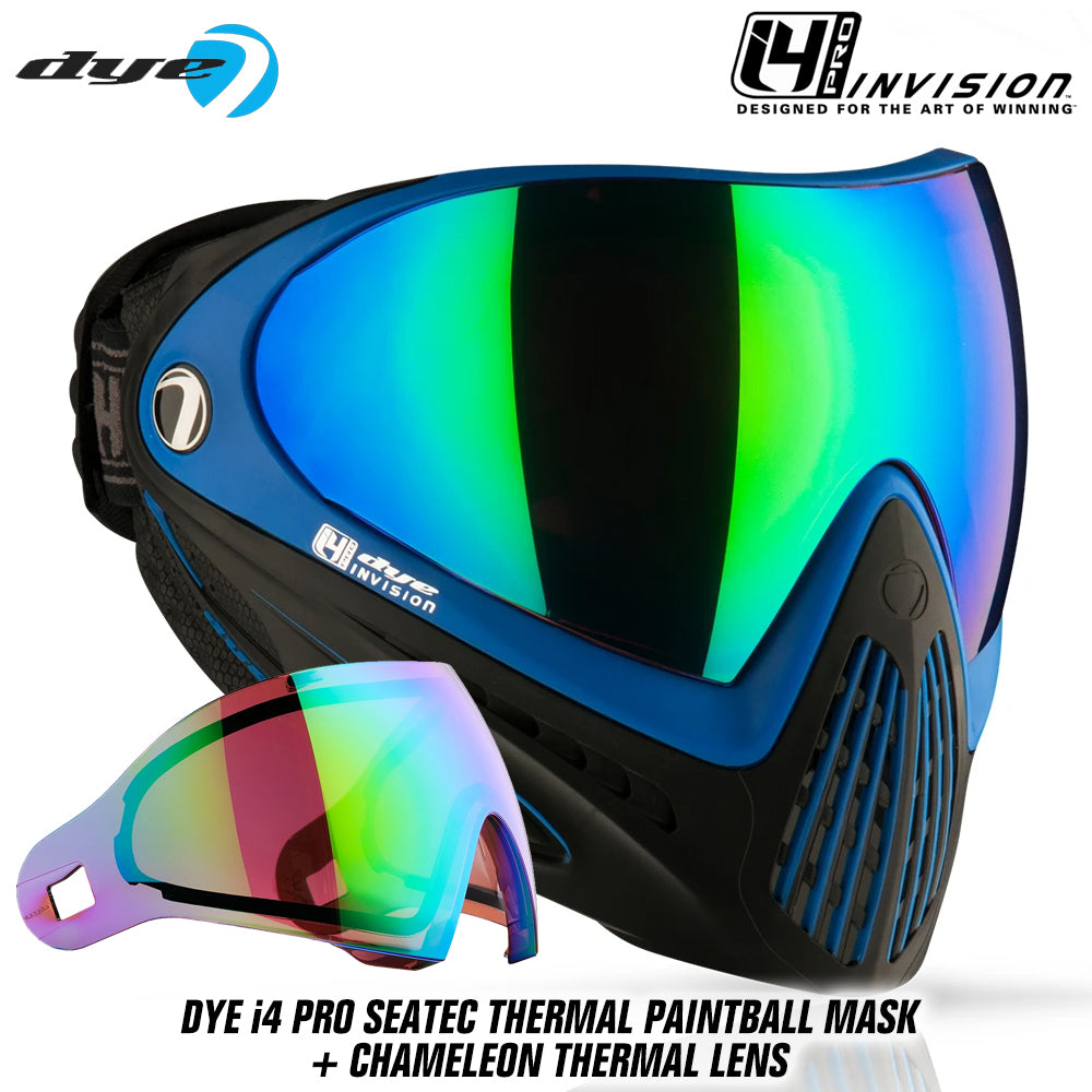 Dye I4 PRO Thermal Paintball Mask Goggles + Thermal Lens Options