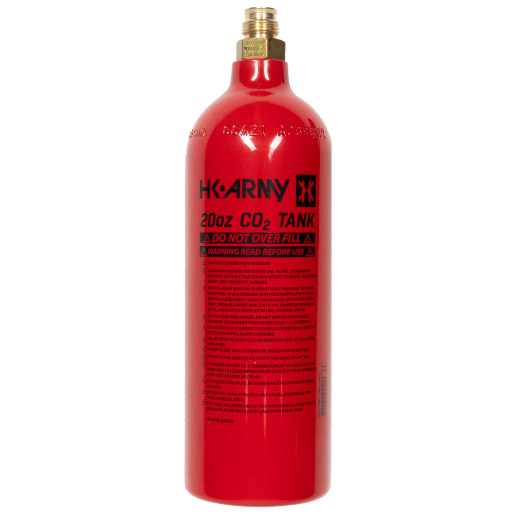 HK Army 20oz Aluminum CO2 Paintball Tank