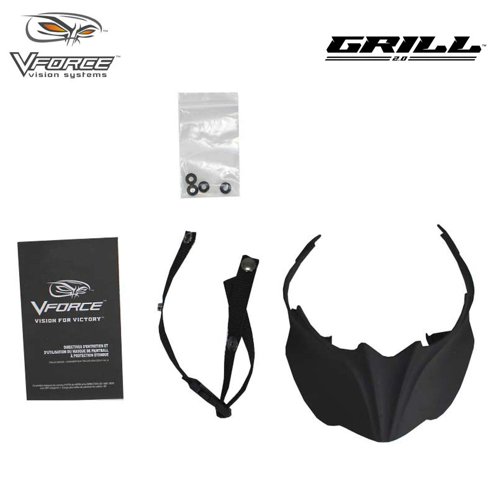 V-Force Grill 2.0 Thermal Anti Fog Paintball Mask Goggles - Azure (Blue / Black)