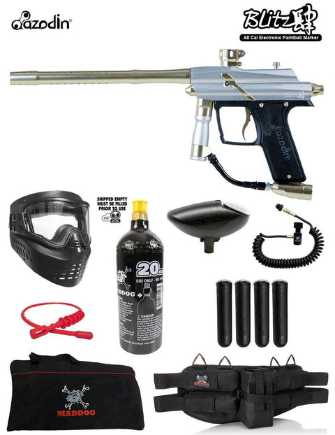 Maddog Azodin Blitz 4 Specialist Paintball Gun Starter Package