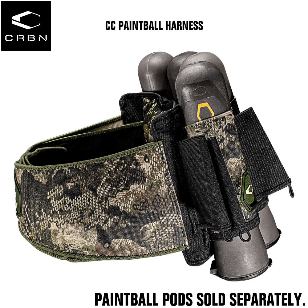Carbon Paintball CC Paintball Harness Vertical Pod Holder