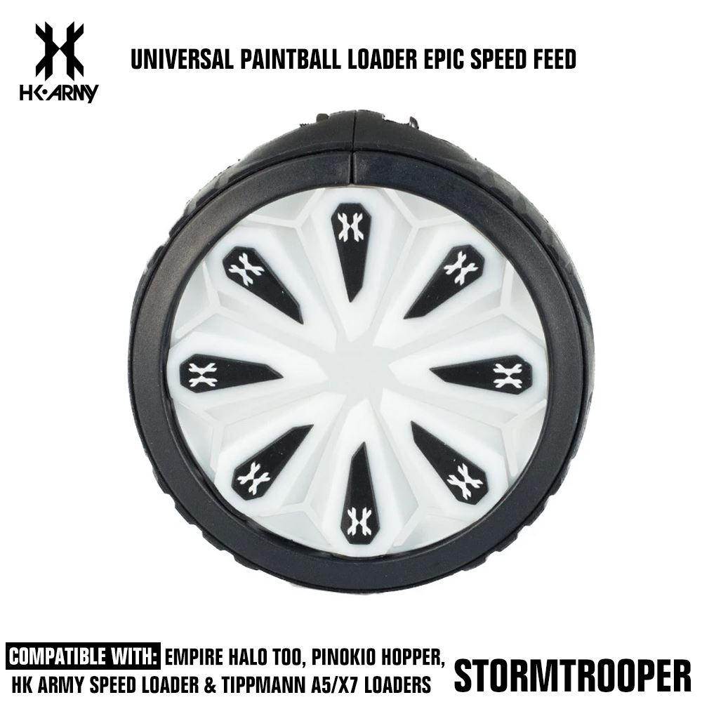 HK Army Universal Paintball Loader Epic Speed Feed - Arctic - PaintballDeals.com