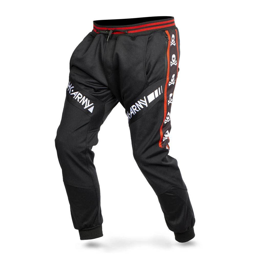 HK Army TRK Jogger Paintball Pants - Skulls Red - PaintballDeals.com