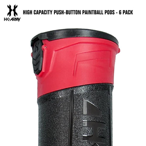 CLEARANCE HK Army High Capacity Push Button Paintball Pods - 6 Pack | OPEN BOX / DAMAGED PACKAGING