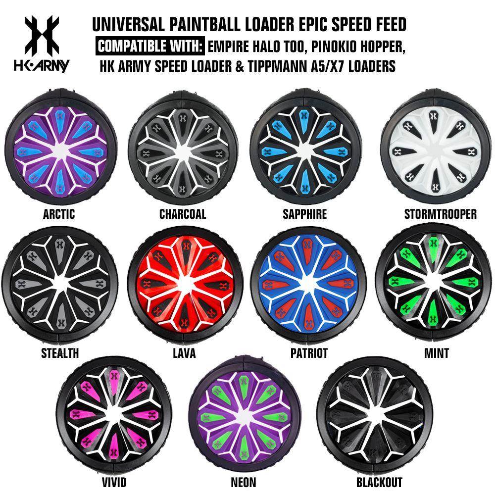 HK Army Universal Paintball Loader Epic Speed Feed - Arctic - PaintballDeals.com