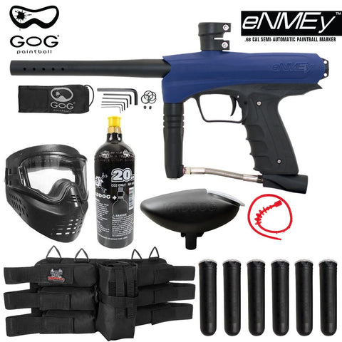 Maddog GoG eNMEy Paintball Gun Marker Titanium Starter Package
