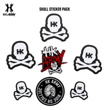 HK Army Paintball Sticker Pack - Skull (7 Assorted)