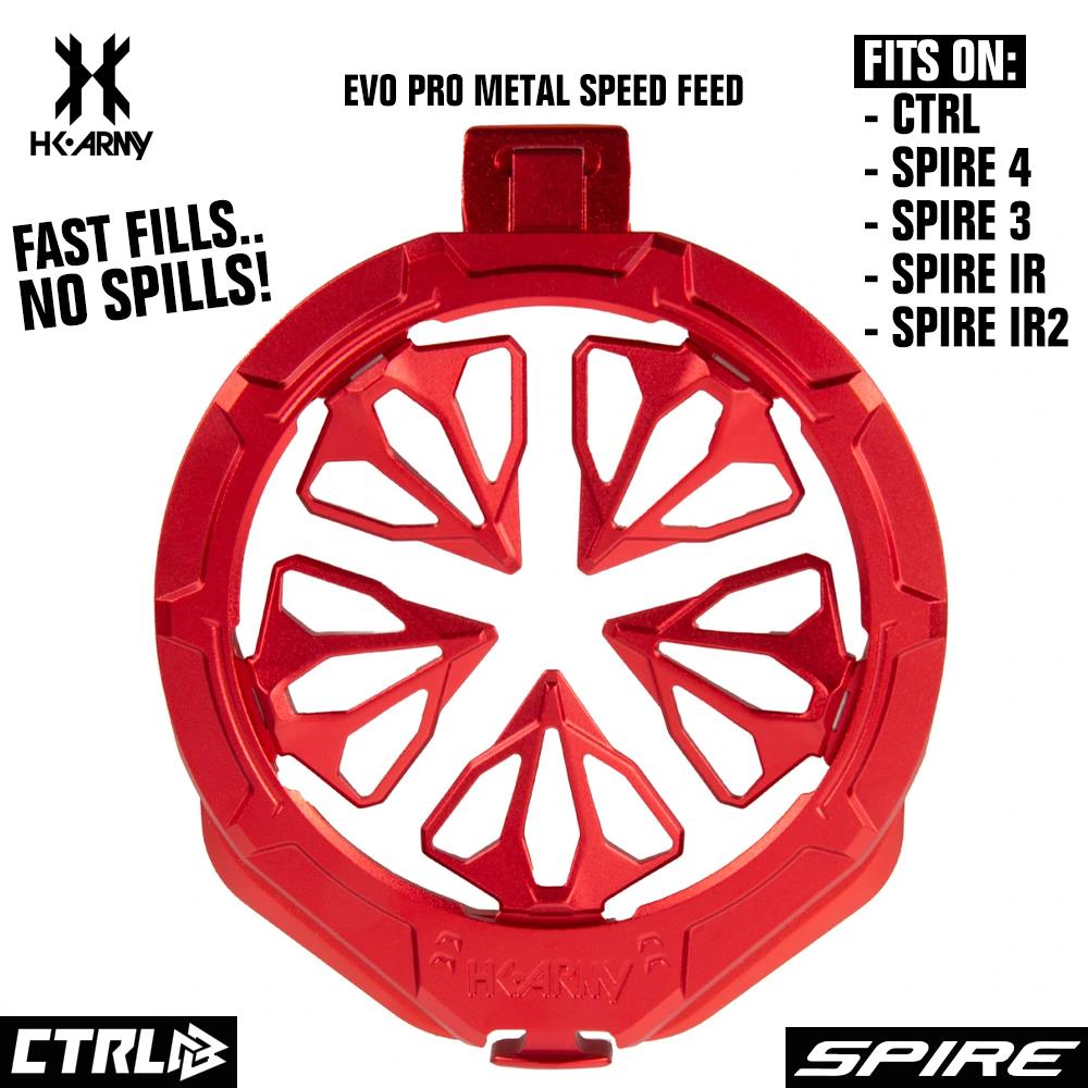 CLEARANCE HK Army Evo Pro Metal Speed Feed Paintball Loader Accessory - CTRL, Spire 4, Spire 3, Spire IR, Spire IR2 | Used But NOT Abused