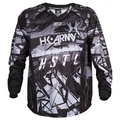 HK Army HSTL Line Padded Paintball Jersey - Charcoal - PaintballDeals.com