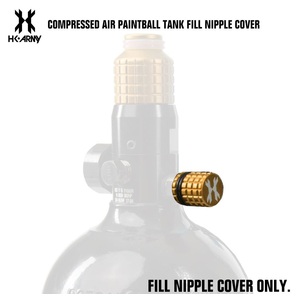HK Army Compressed Air Paintball Tank Fill Nipple Cover