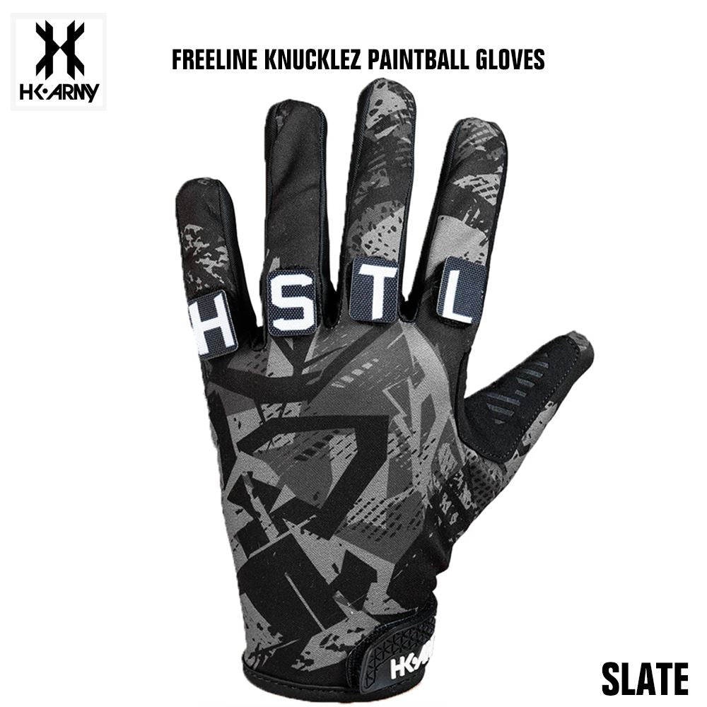 HK Army Freeline Knucklez Paintball Gloves - Slate