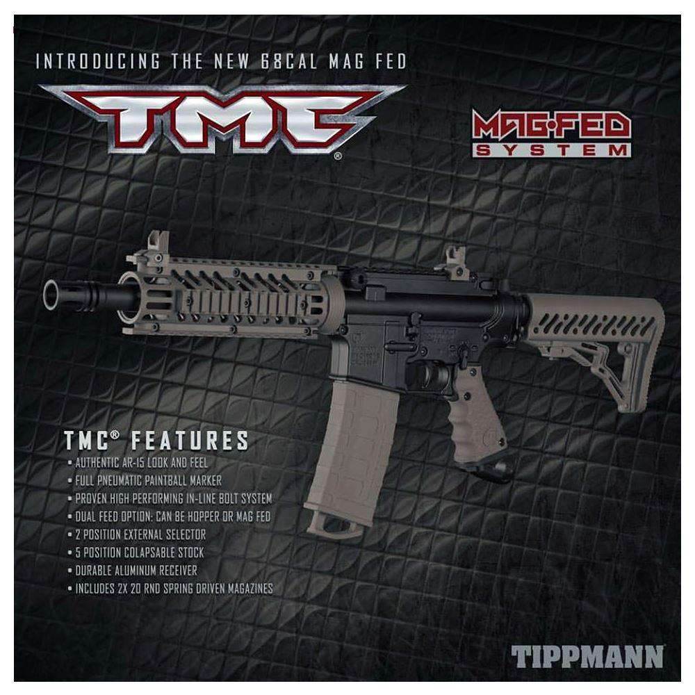 Tippmann TMC MAGFED HPA Paintball Gun Package C