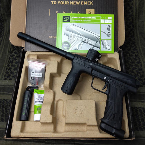 CLEARANCE - Planet Eclipse EMEK 100 (PAL Enabled) .68 Cal Mechanical Paintball Marker - Black - OPEN BOX
