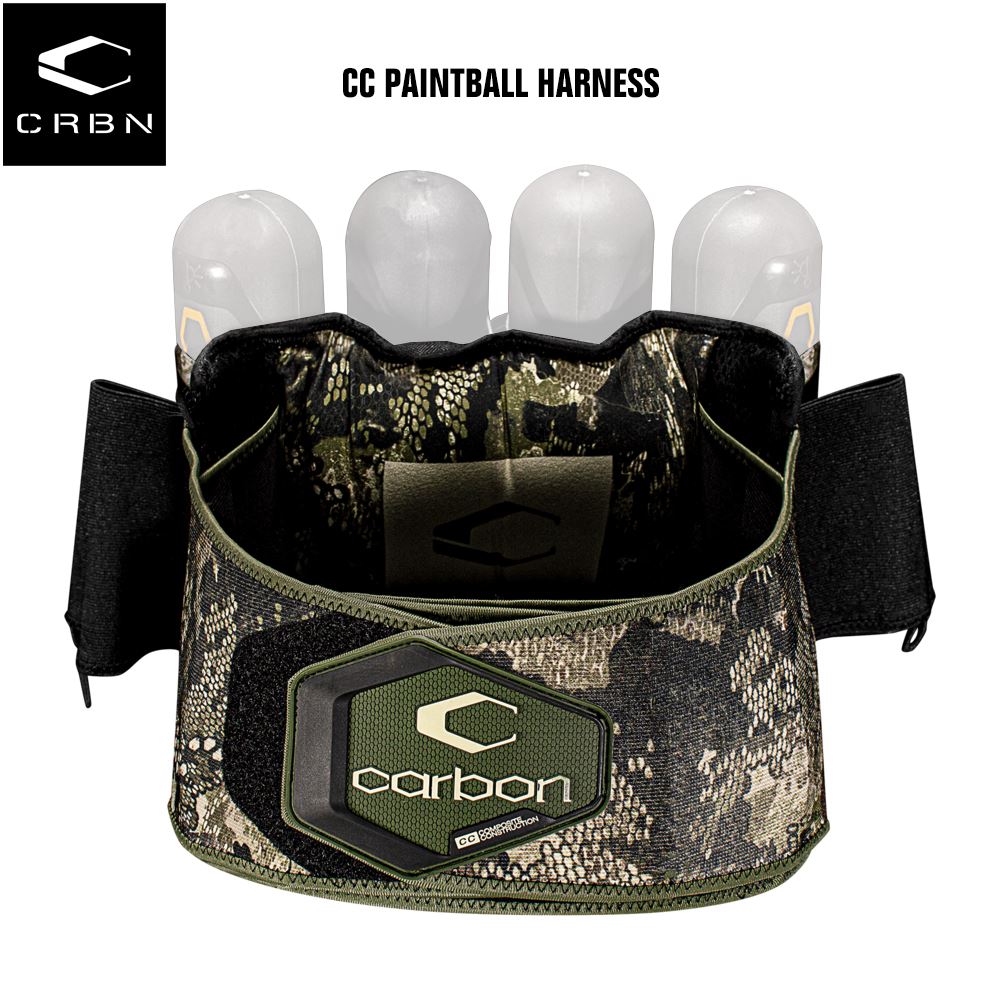 Carbon Paintball CC Paintball Harness Vertical Pod Holder