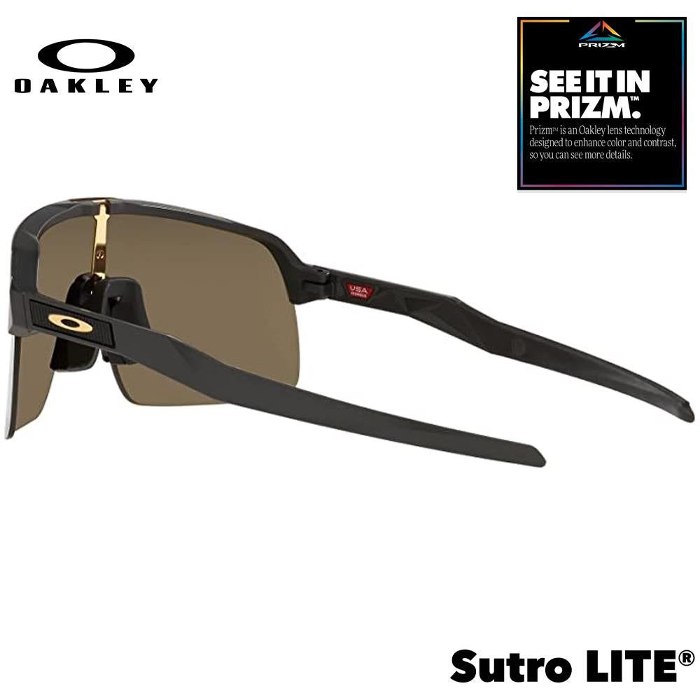 Oakley Sutro LITE Men's Sunglasses - Matte Carbon w/ PRIZM 24K Lenses