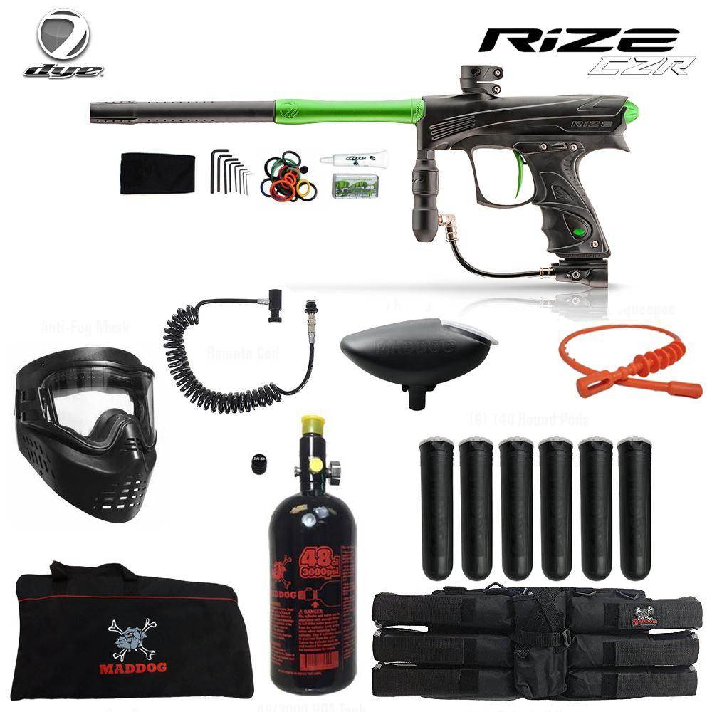 Dye Rize CZR Corporal HPA Paintball Gun Package