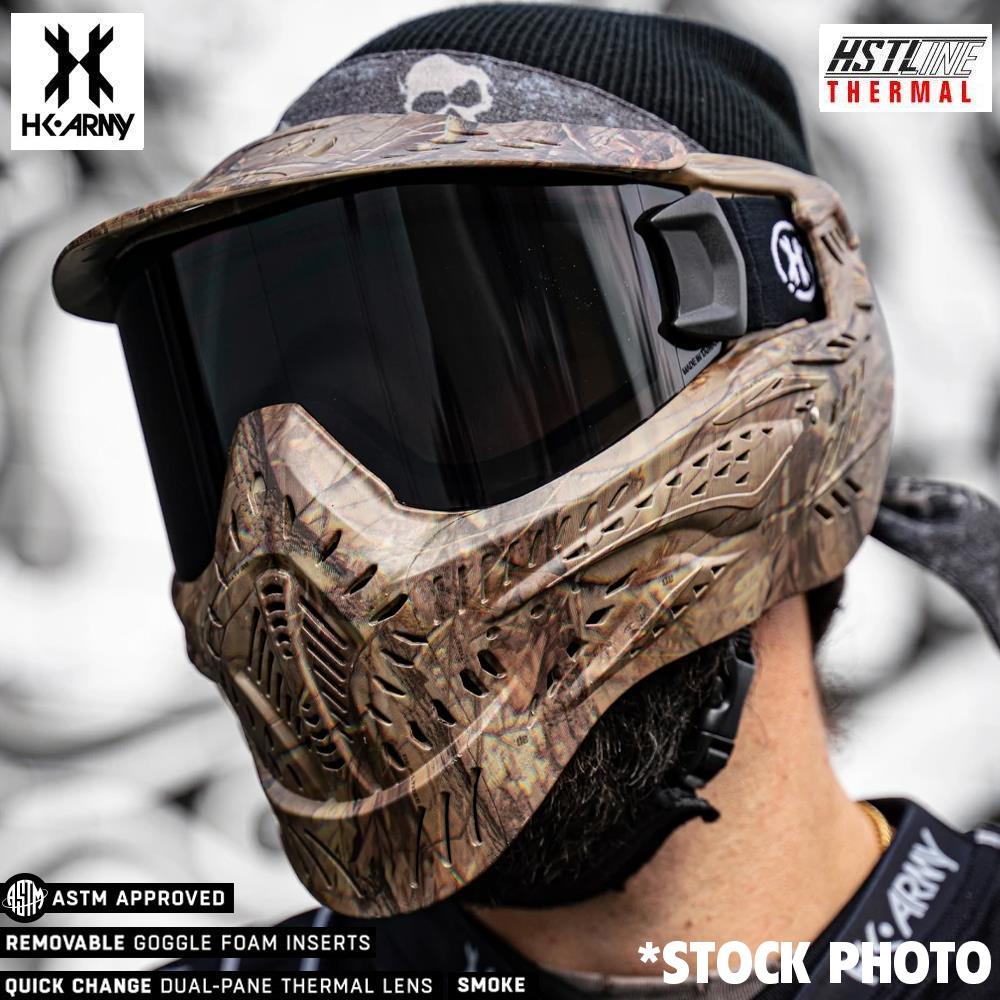 CLEARANCE - HK Army HSTL Goggle Thermal Dual Paned Paintball Mask - Tree Camo