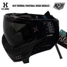 CLEARANCE - HK Army KLR Thermal Paintball Mask Goggle - Onyx Black / Black - OPEN BOX