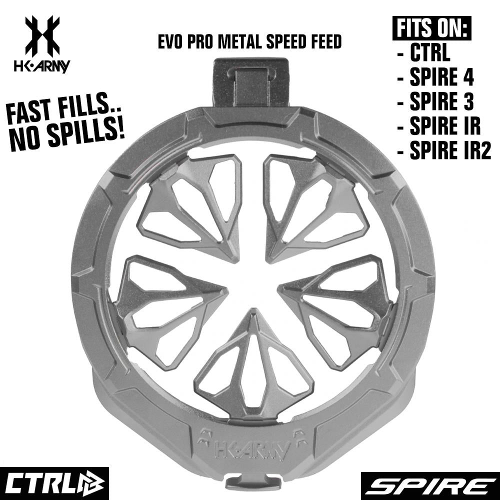 CLEARANCE HK Army Evo Pro Metal Speed Feed Paintball Loader Accessory - CTRL, Spire 4, Spire 3, Spire IR, Spire IR2 | Used But NOT Abused