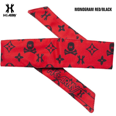 HK Army Paintball Headband - Monogram Red/Black