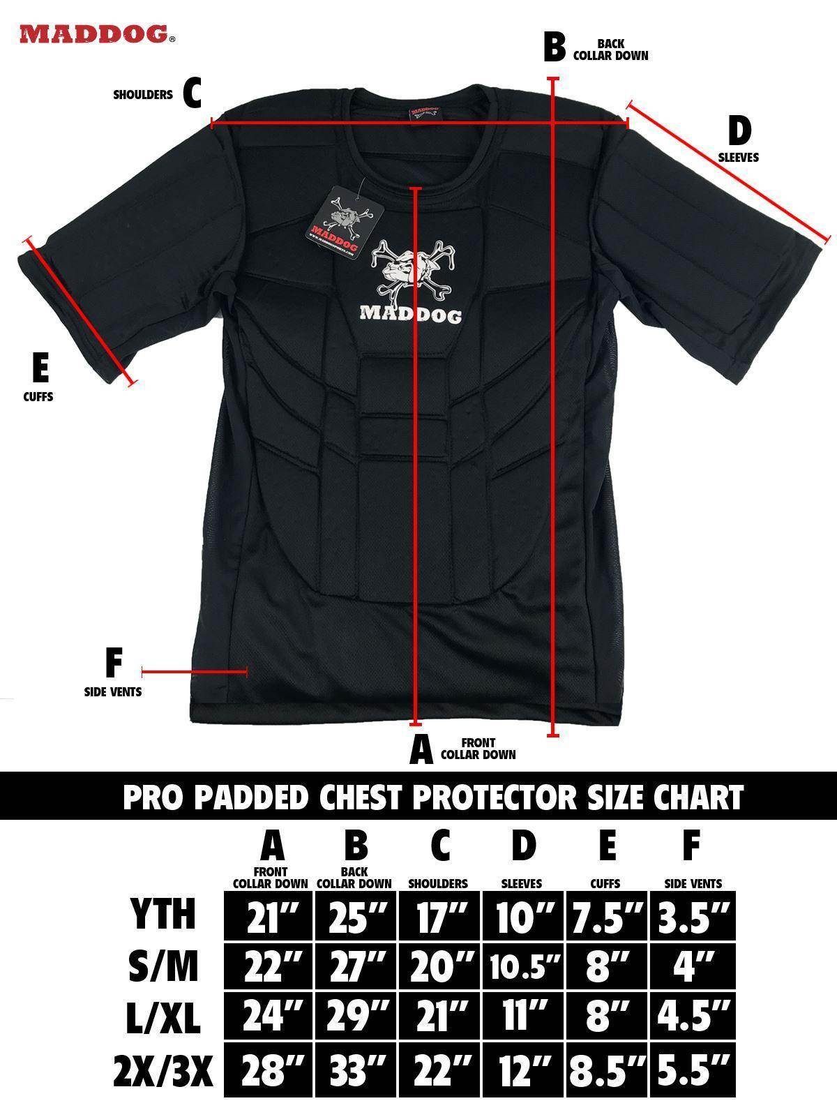 CLEARANCE - Maddog Sports Pro Padded Chest Protector Shirt - Used But NOT Abused* - PaintballDeals.com