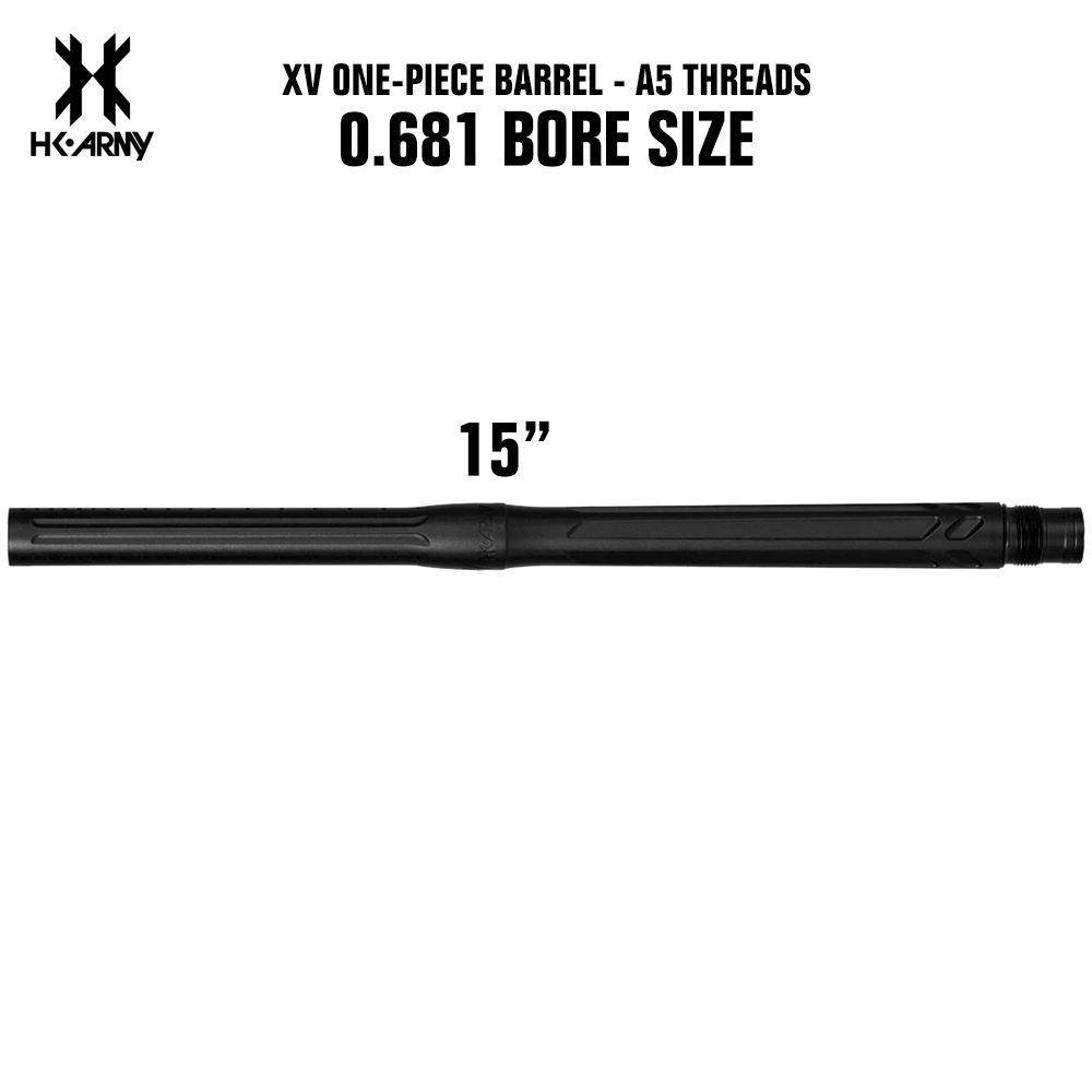 HK Army XV One-Piece Paintball Barrel Upgrade - 15" - PaintballDeals.com