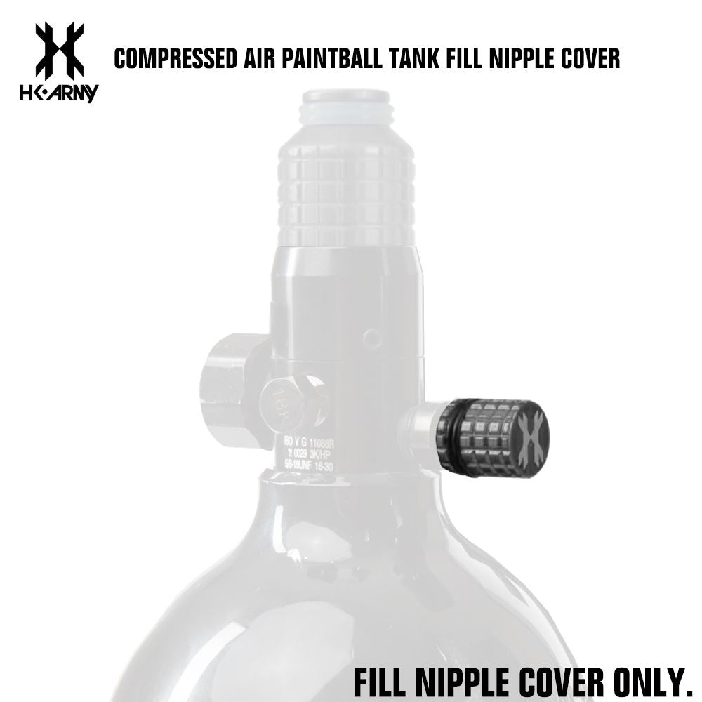 HK Army Compressed Air Paintball Tank Fill Nipple Cover