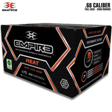 Empire Heat .68 Caliber Paintballs - Orange Shell / Orange Fill - PaintballDeals.com