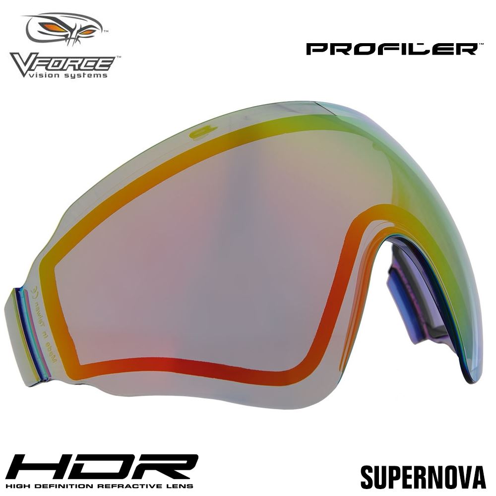 V-Force Profiler Paintball Mask Replacement Anti-Fog HDR Thermal Lens