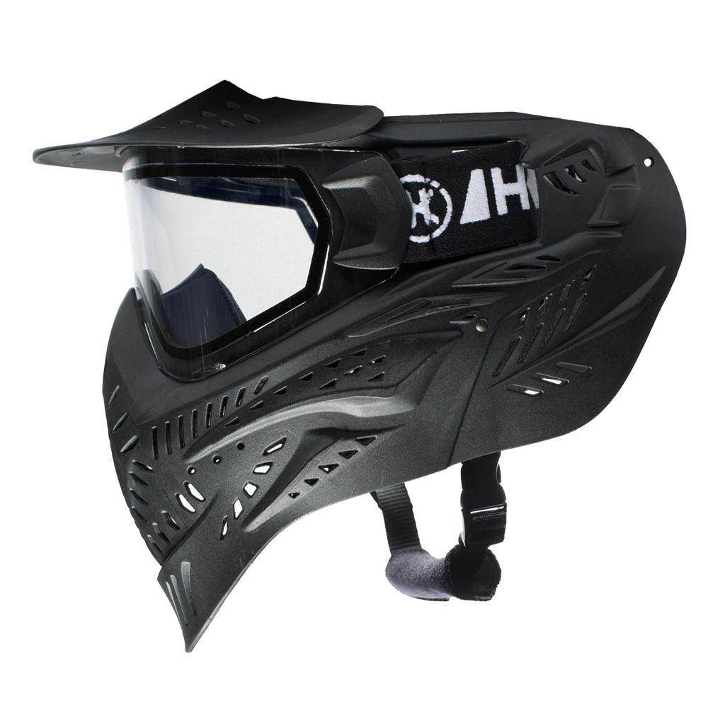 HK Army HSTL Goggle Single Lens Paintball Mask - Black - PaintballDeals.com