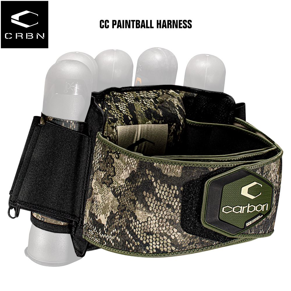 Carbon Paintball CC Paintball Harness Vertical Pod Holder