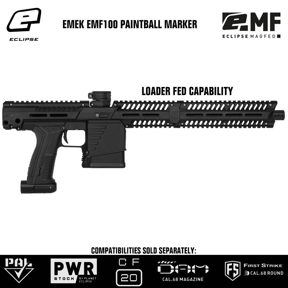Planet Eclipse EMEK EMF100 MAGFED Paintball Gun Marker - Black