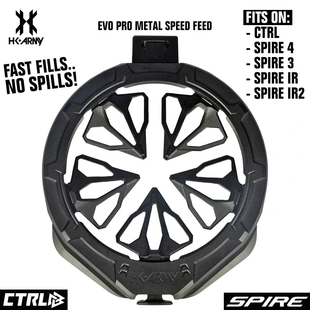 CLEARANCE HK Army Evo Pro Metal Speed Feed Paintball Loader Accessory - CTRL, Spire 4, Spire 3, Spire IR, Spire IR2 | Used But NOT Abused