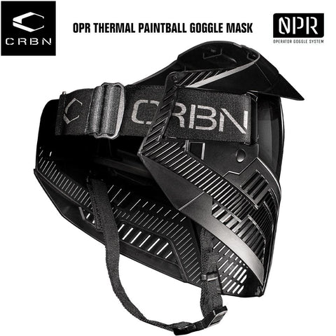 Carbon OPR Operator Thermal Paintball Goggles Mask - Black