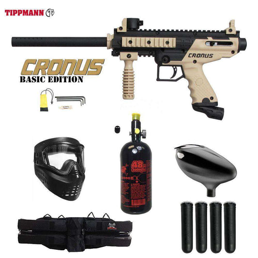 Tippmann Cronus Tactical Starter HPA Paintball Gun Package