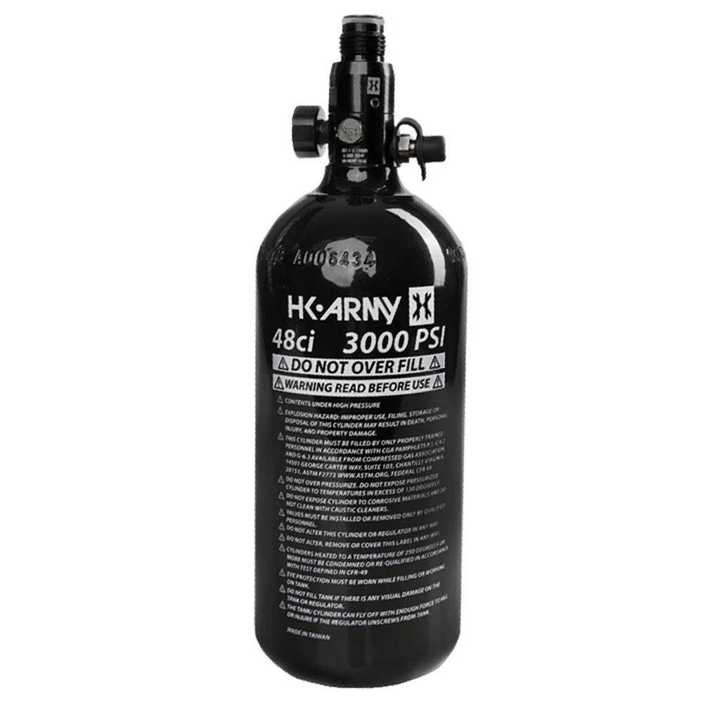 HK Army 48/3000 Aluminum Compressed Air HPA Paintball Tank - PaintballDeals.com
