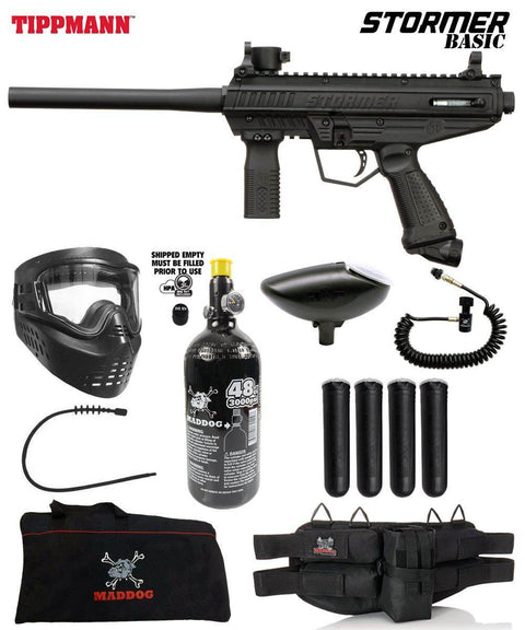 Maddog Tippmann Stormer Specialist HPA Paintball Gun Marker Starter Package