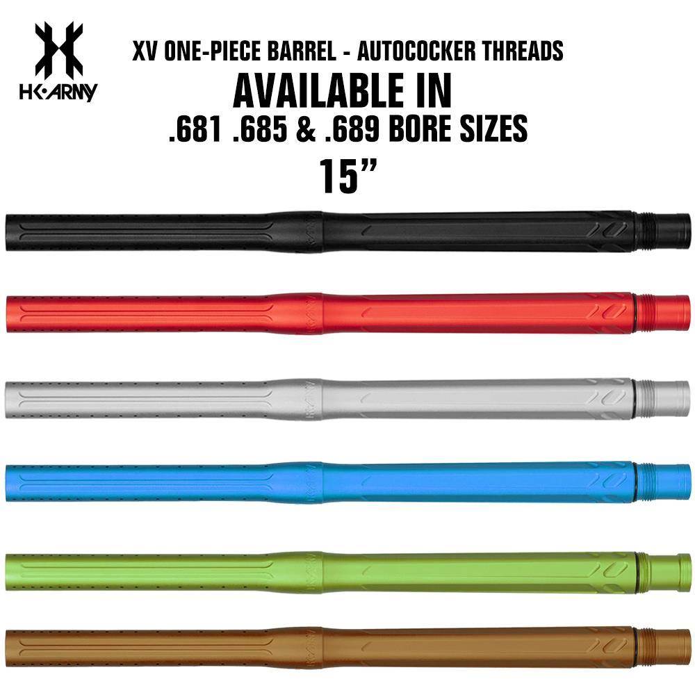 HK Army XV One-Piece Paintball Barrel - Autococker - PaintballDeals.com