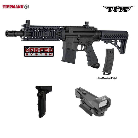 Tippmann TMC MAGFED Paintball Gun RED DOT Tactical Package